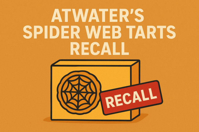 atwater's spider web tarts recall